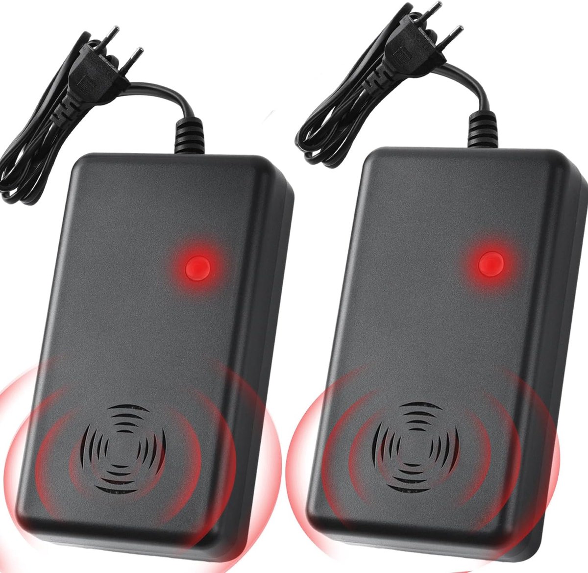SnelShoppen - Ultrasonic Marten Repeller met Plug - Effectieve Geluidsafschrikker voor Attic, Shed, Garage en Kelder - Ongeveer 50 m² Bereik - Anti-Ha