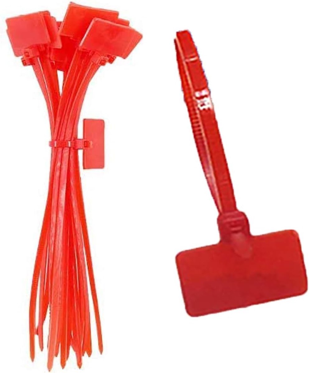 250 Stuks Nylon Kabelbinders met Labels voor Kabel-, Draad- en Snoerbeheer - Zelfsluitende Markeringsoplossingen