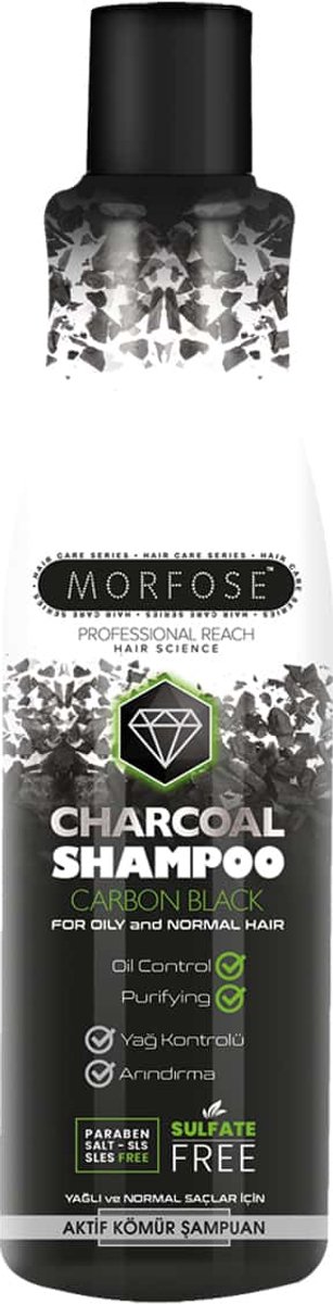 Morfose Charcoal Shampoo 500 ml - Activated Carbon ...