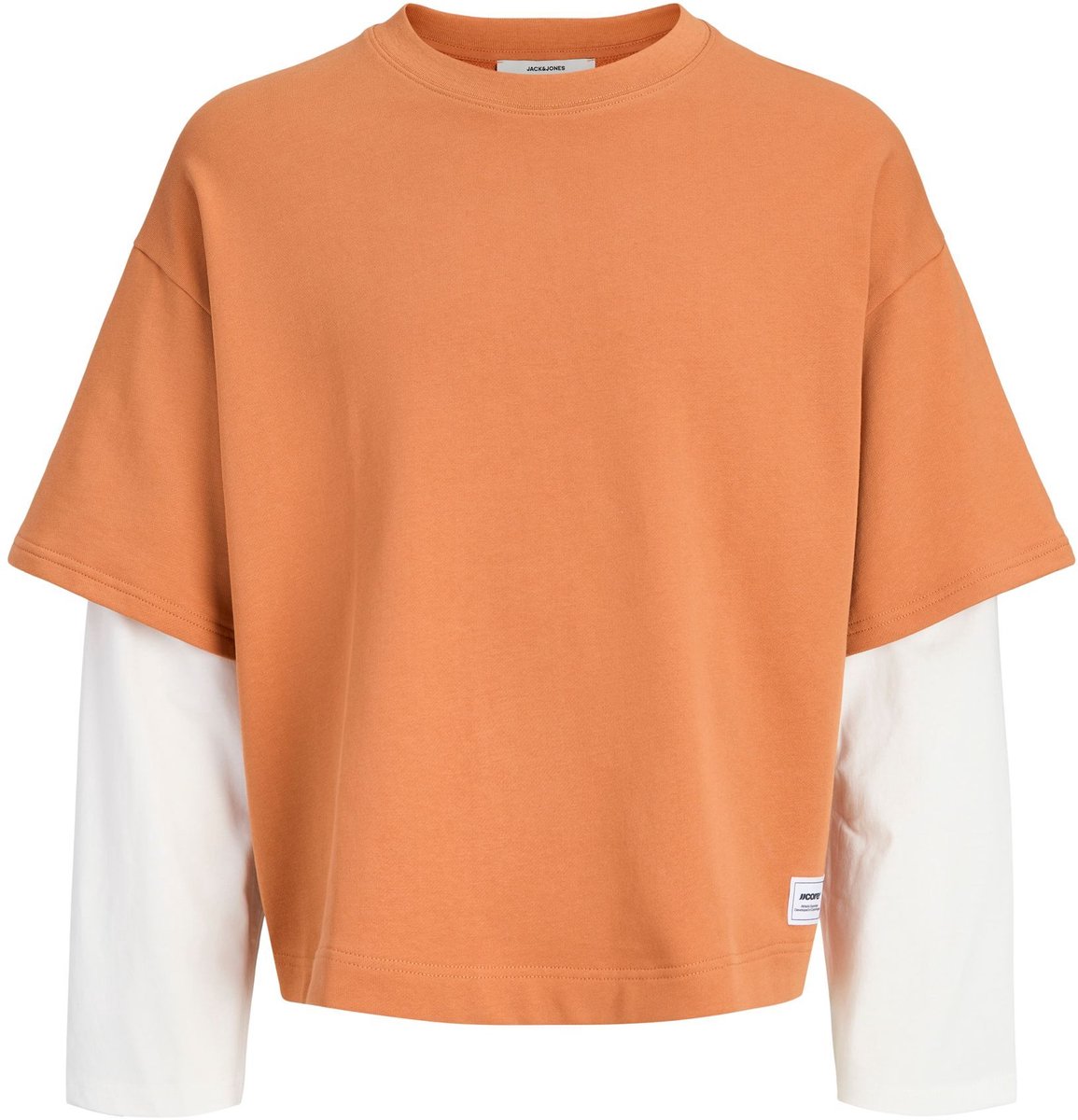 JACK&JONES JUNIOR JCOECHO DOUBLE LAYERED SWEAT CN JNR Jongens Trui - Maat 152