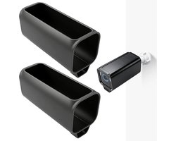 Housse de protection en silicone résistante aux intempéries pour caméra Eufy S3 Pro, housse durable et douce, 2 pièces, noir, idéale pour la sécurité et la protection