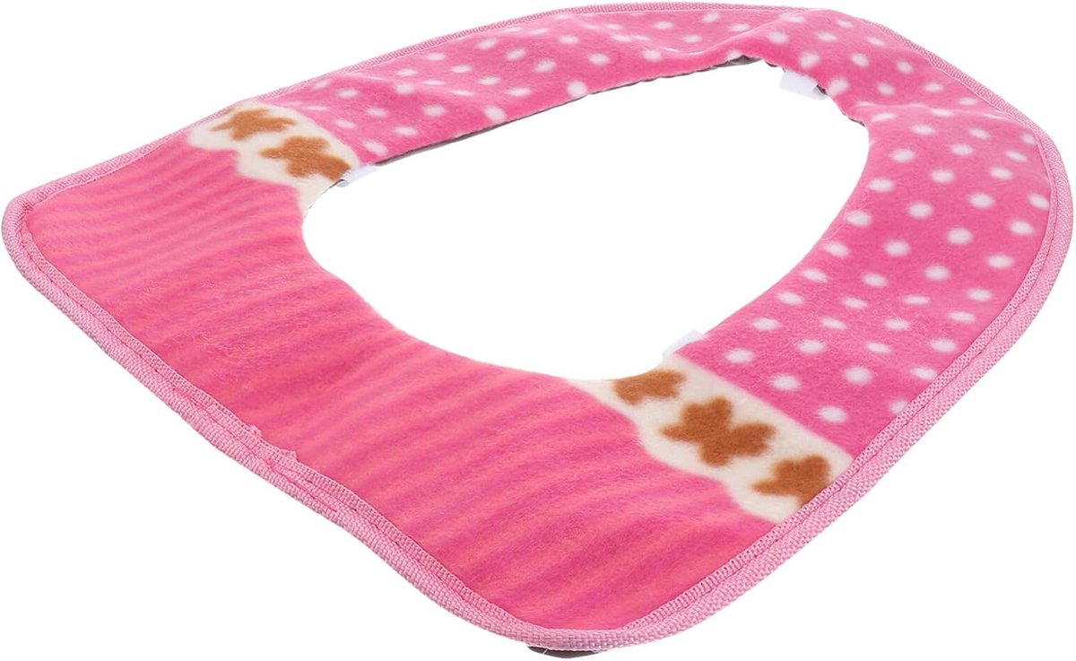 Toiletbrilhoes Zacht - Warm Kussen - Comfort Verhogend - Eenvoudige Installatie - 41 x 36 cm - Roze