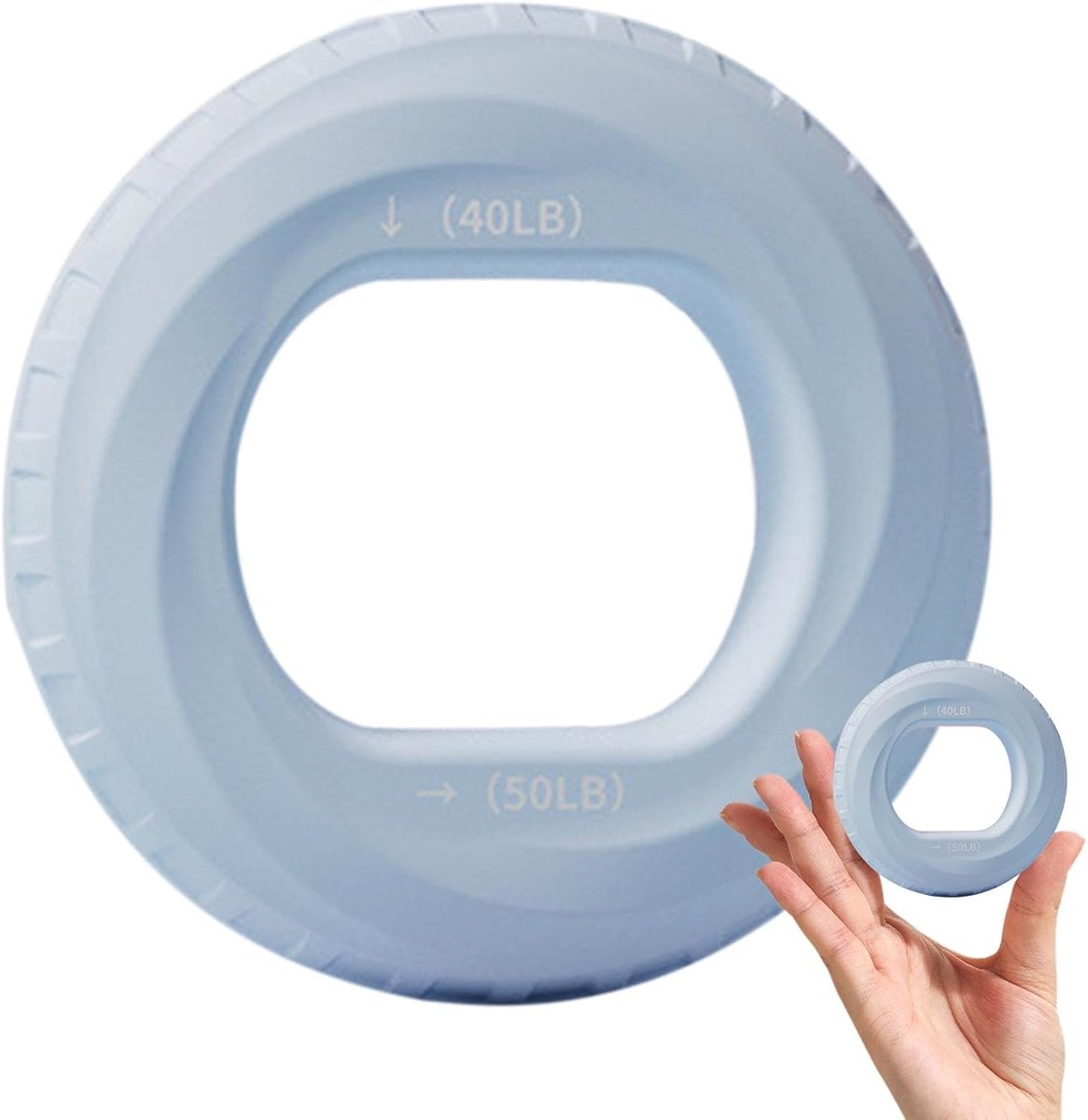 Handversterkingsringen - Gripkracht ring - Spiertraining - Hoogwaardig siliconen - 7.5 x 7.5 cm - Meerdere kleuren