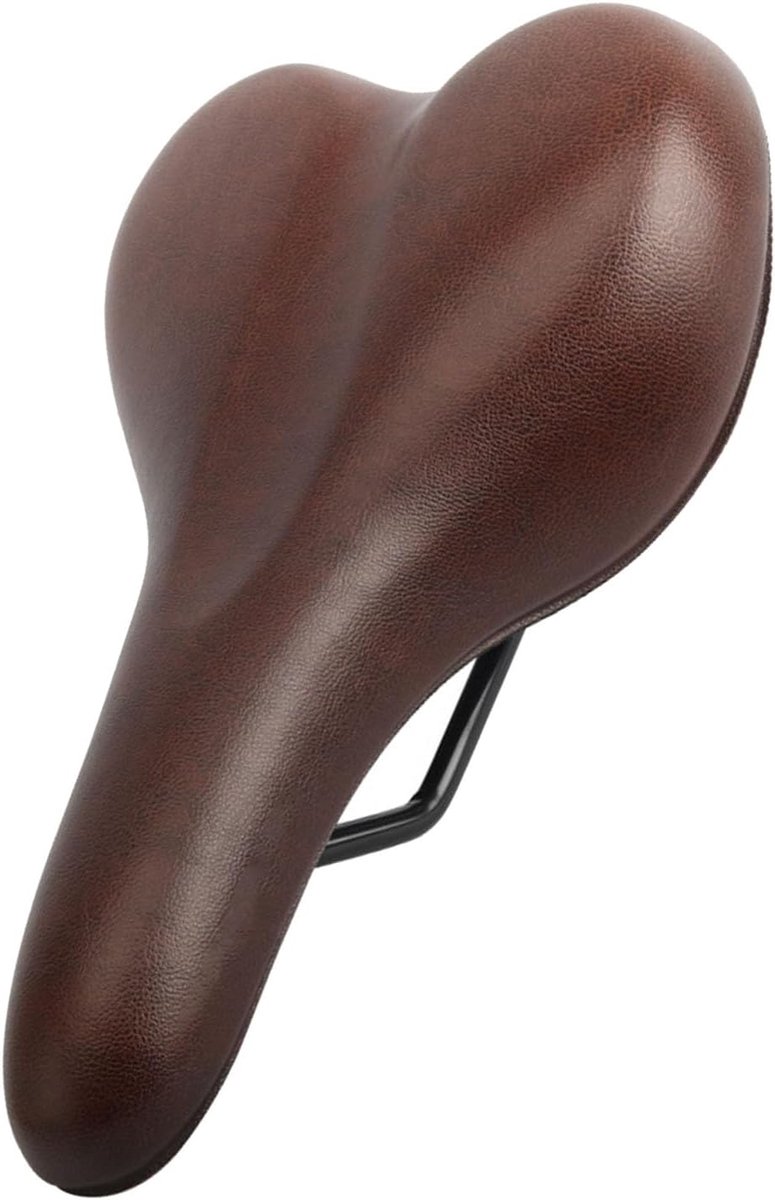 Fiets Zitkussen - Zadelhoes Comfort - Comfortabel Fietsen - Schokabsorberend Ontwerp - Smal Bruin - Bruin