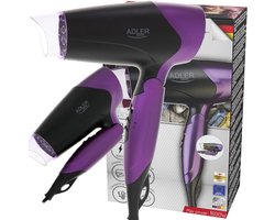 Haardroger - 1600 Watt - zwart paars