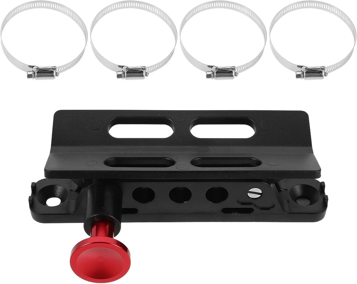 Brandblusser Montage - Voertuig Beugel - Veilig Transport - Snel Ontgrendelingssysteem - 16.5cm - Zwart