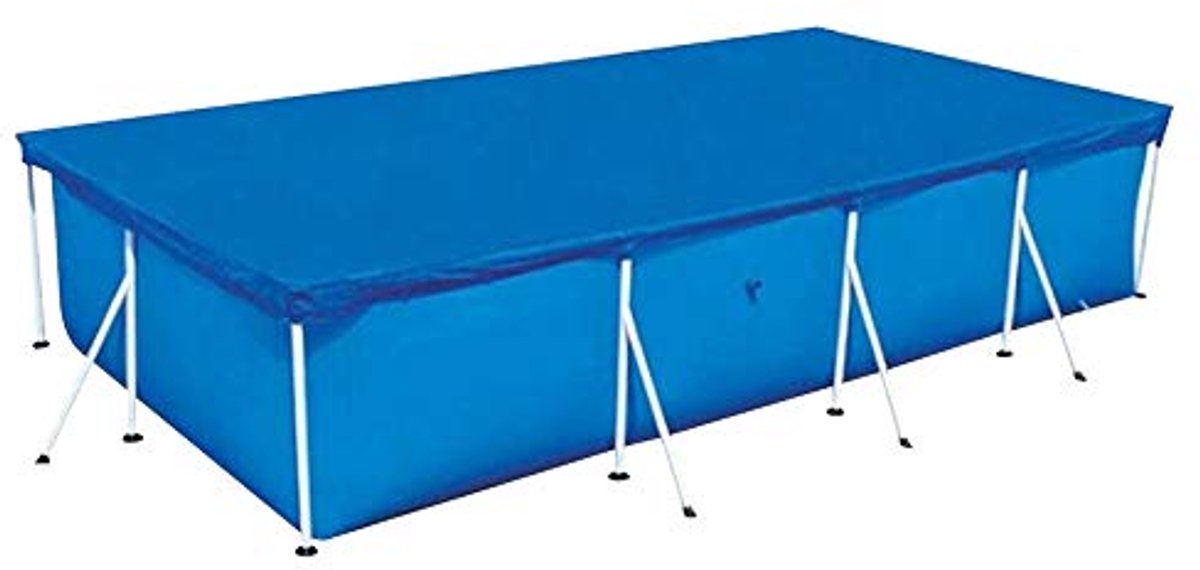 Zwembad hoes - Rechthoekige Zwembadhoes 170 x 260 cm - PE Solar Pool Cover - Waterbesparend en Stofbestendig - Blauw