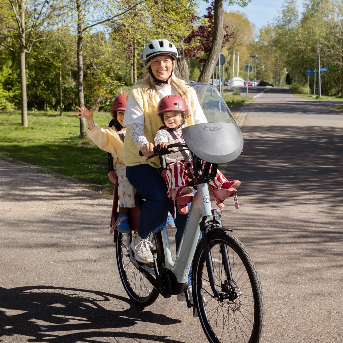 Qibbel Air Fietsstoeltje Voor - Ocean Blue - Stuurpenbevestiging - Voorzitje - Fietszitje - Stuur thumbnail 8