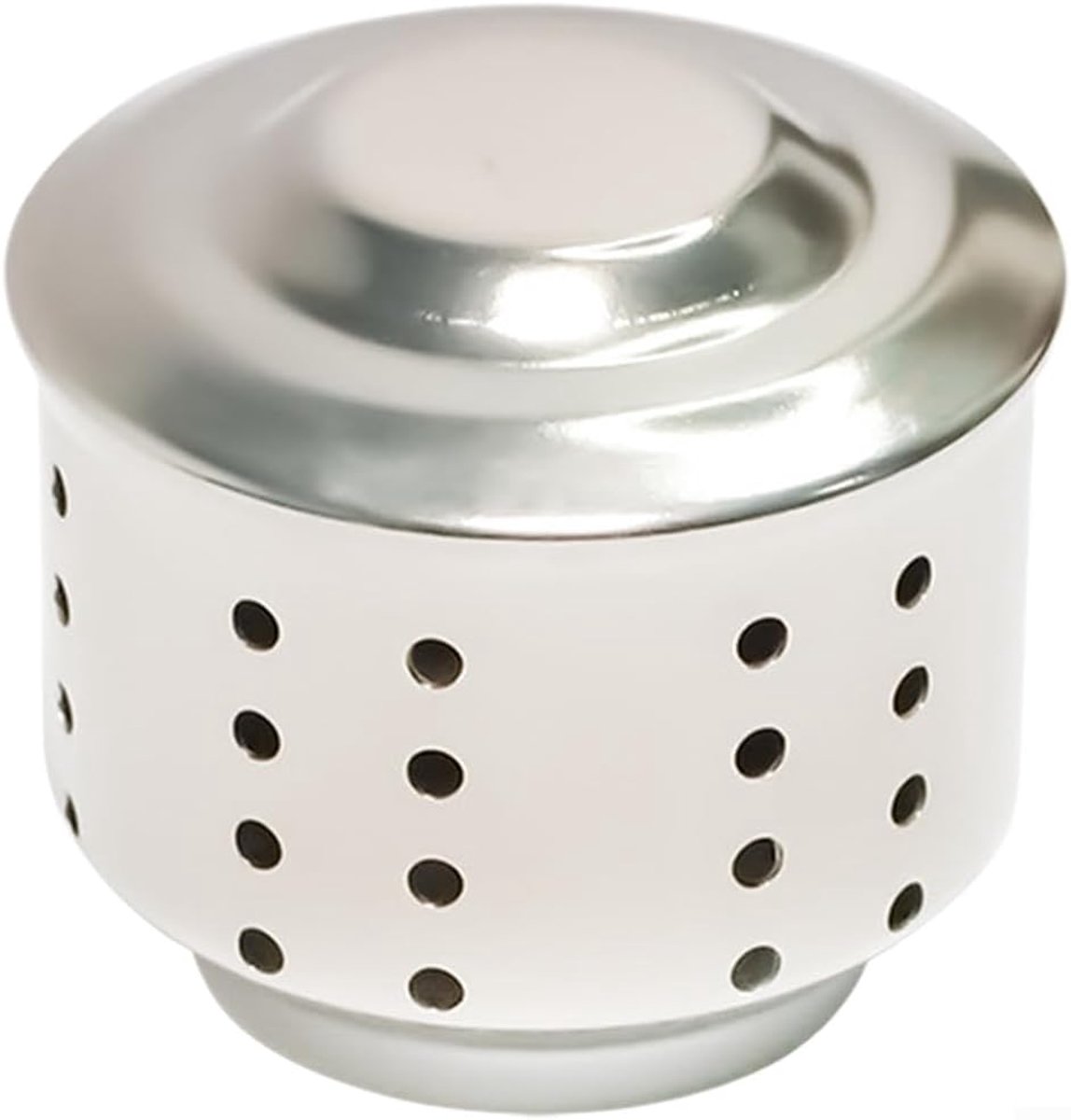 Koffiezetapparaat Ventiel Moka Pot Onderdeel Rommelvrij Koffie Zetten Anti-Overloop Ontwerp 3.5 cm Diameter Zilver