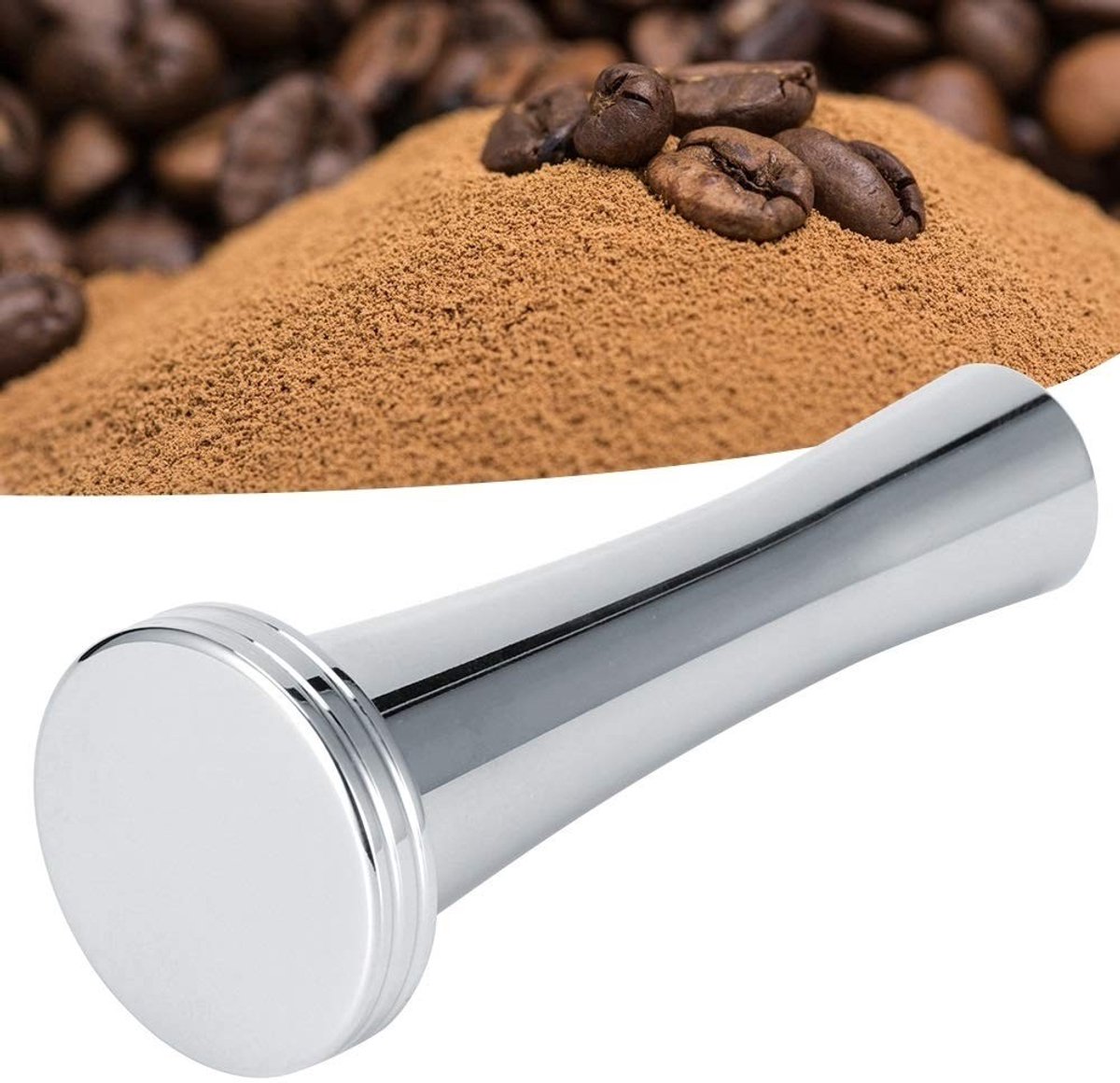 Dailygoods- Koffiedruktool 30 mm - Ergonomische Handgreep - Antislip - Roestvrij Staal - Compatibel met ILLY - Duurzaam Gebruik - Koffie Tamper