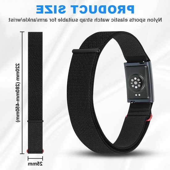 Biceps Vervangingsband van Soft Nylon - Verstelbare Elastische Velcro Strap voor Training en Hardlopen voor Mannen en Vrouwen — afbeelding 2