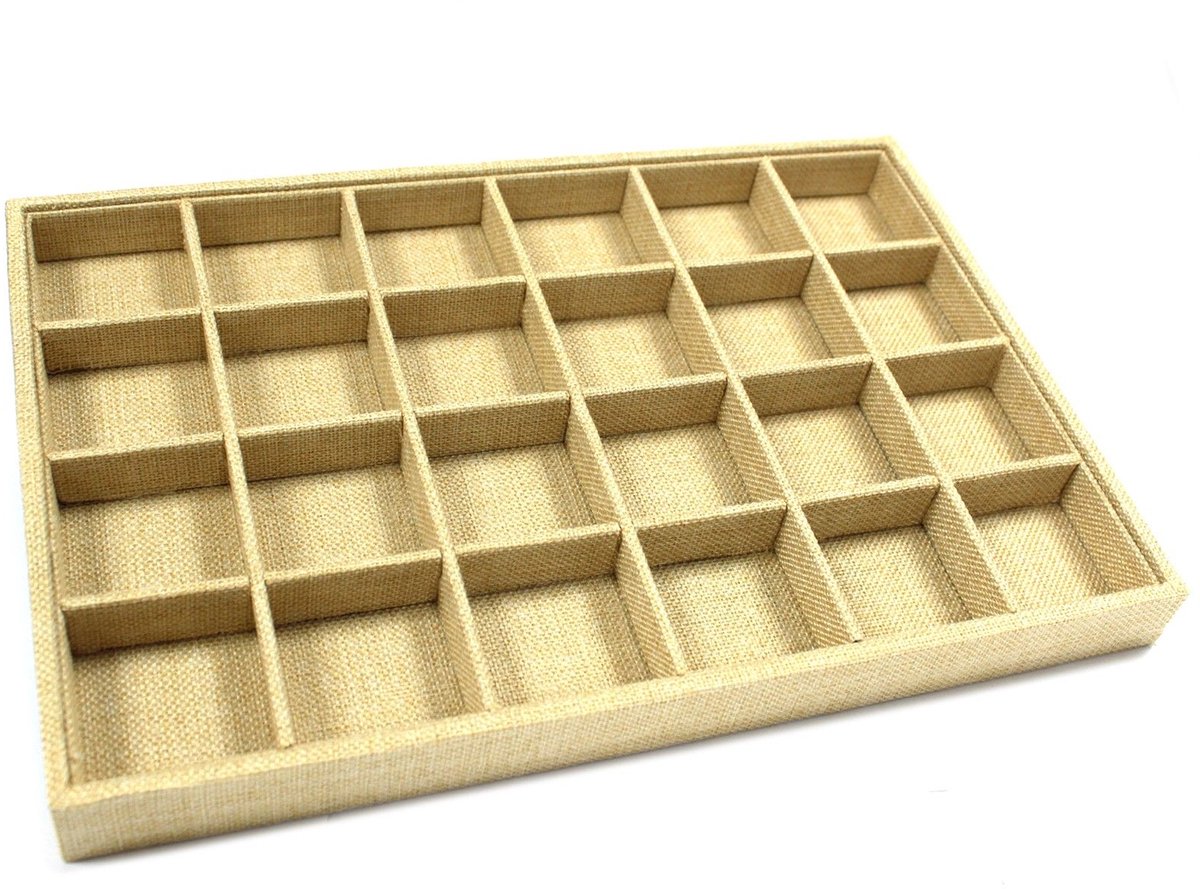 Twentyfour Compartment Display Tray