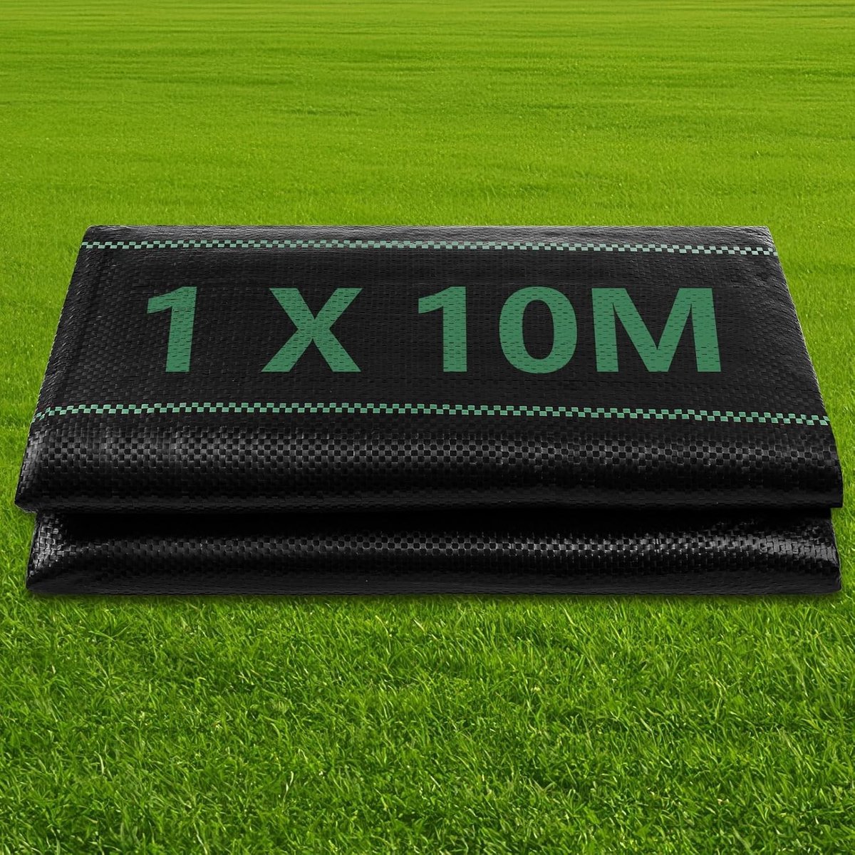 Onkruiddoek - Tuindoek Bescherming - Onkruid Vrij Houden - Doorlatend Ademend - 1 x 10 m - Zwart