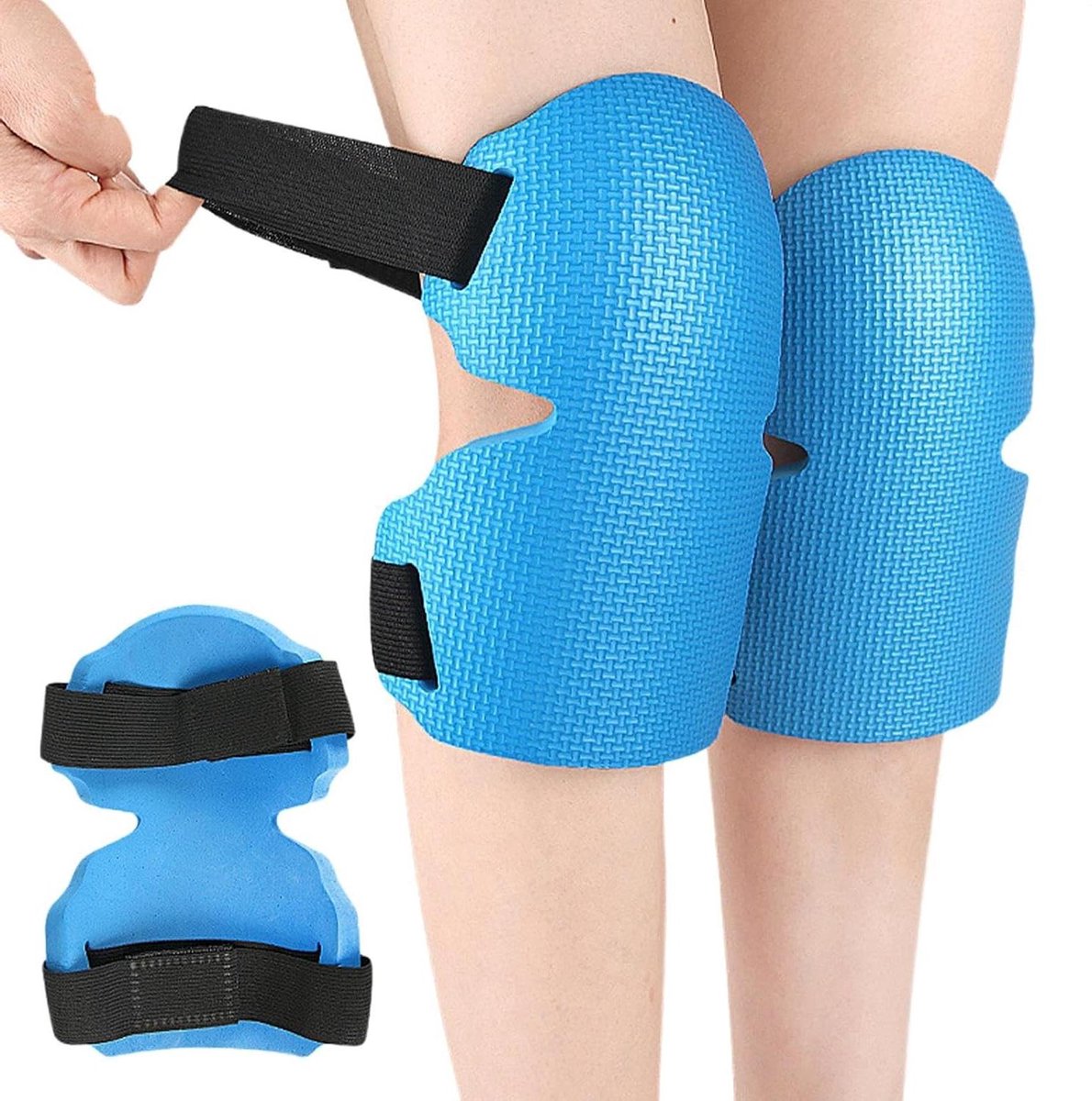Tuin kniekussens - Werk kniebeschermers - Knie bescherming - Antislip ontwerp - 22.4 x 15.7 cm - Blauw
