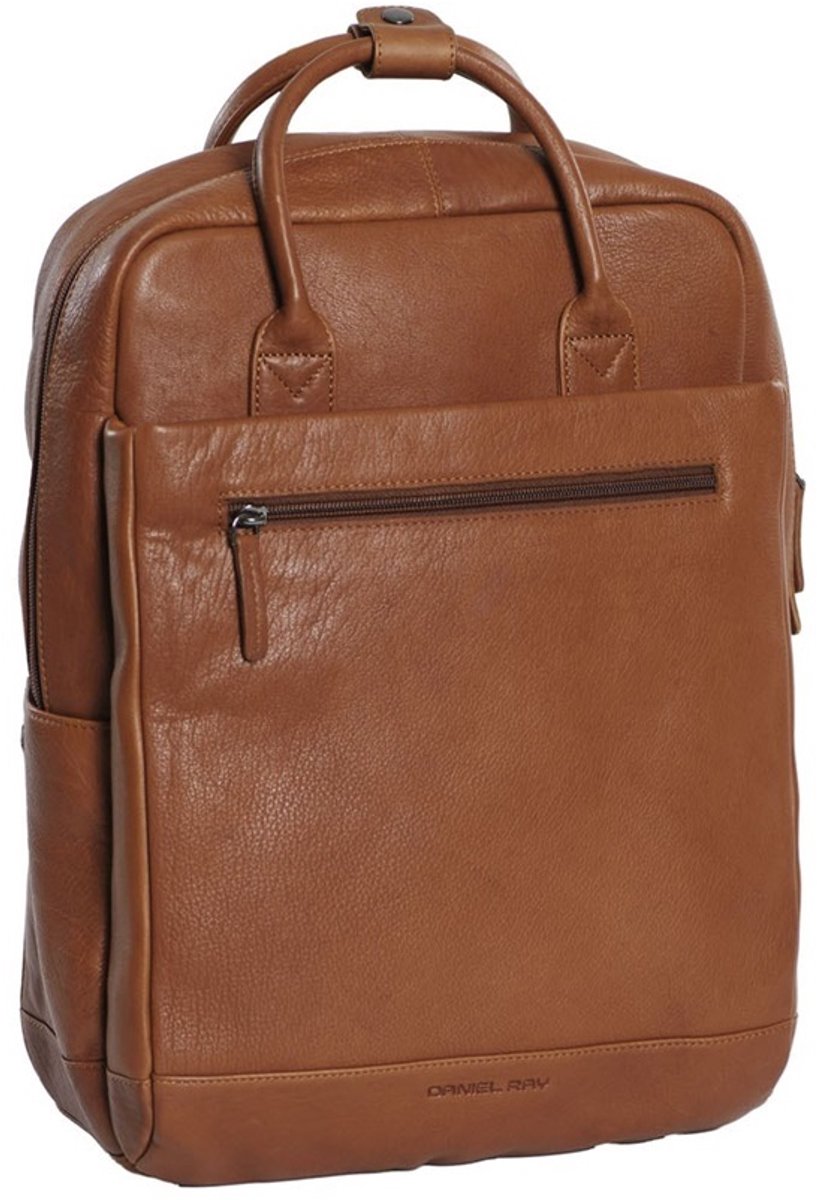 Daniel Ray Etwatwa Leren Rugzak - Laptoprugzak - 15,6 inch - Cognac