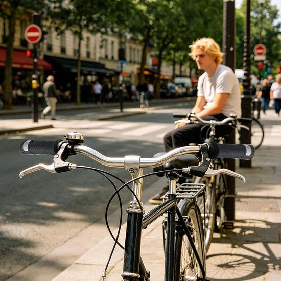 Fiets Knipperlichten - Stuur Richtingaanwijzers - Veilig Fietsen - Draadloze Bediening - 143 cm Lengte - Zwart — afbeelding 3