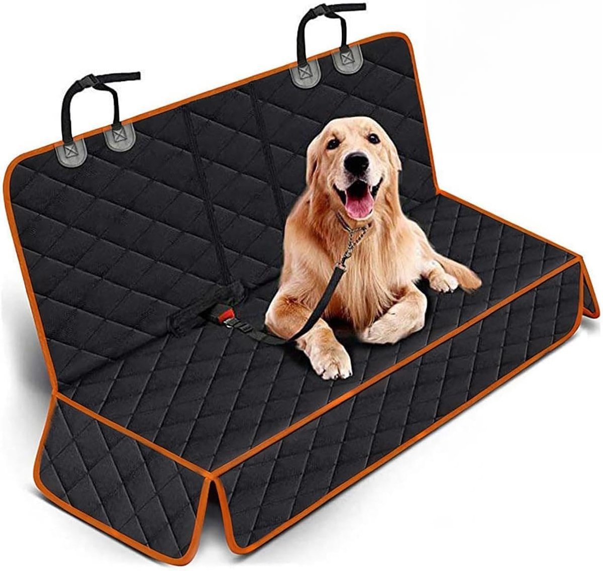 Hondendeken Auto Achterbank - Beschermhoes Hond - Auto Beschermen - Waterdicht Krasvast - Universeel Model - Zwart