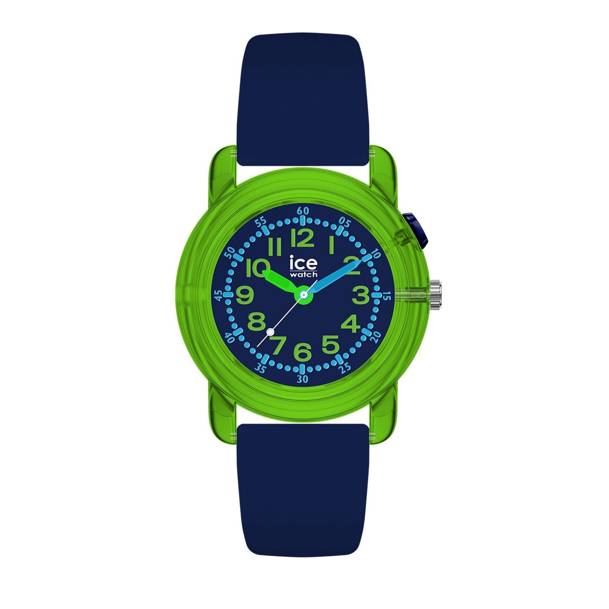 Ice Watch ICE find - Dino 024912 Horloge - Siliconen - Blauw - Ø 34 mm