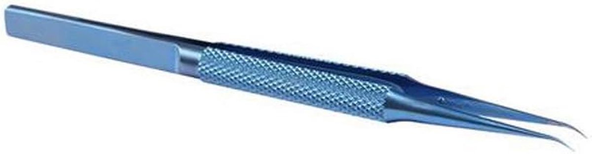 Precisie Pincet - Fijne Tang - Elektronica Reparatie - Titanium Legering - 14 cm - Grijs