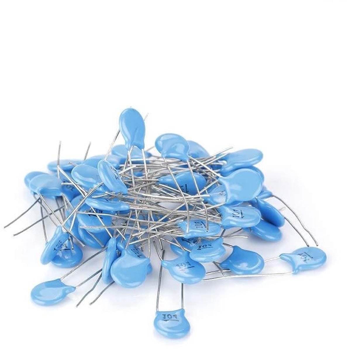 Keramische Condensatoren - Componenten Set - Elektronica Reparatie - Hoge Spanning - 50 Stuks 100nF - Blauw