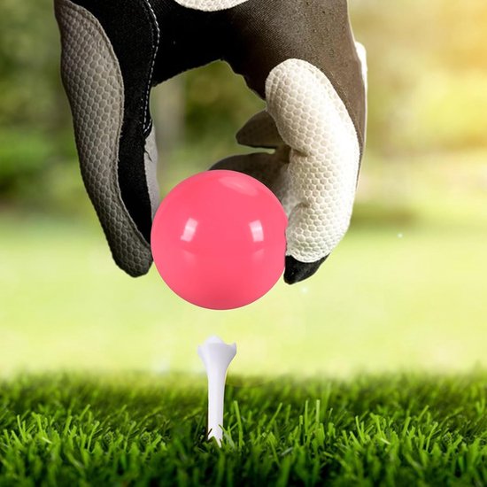 Golfballen - Oefenballen Golf - Golfvaardigheden Verbeteren - Hoge Zichtbaarheid - 6 cm - Roze — afbeelding 3