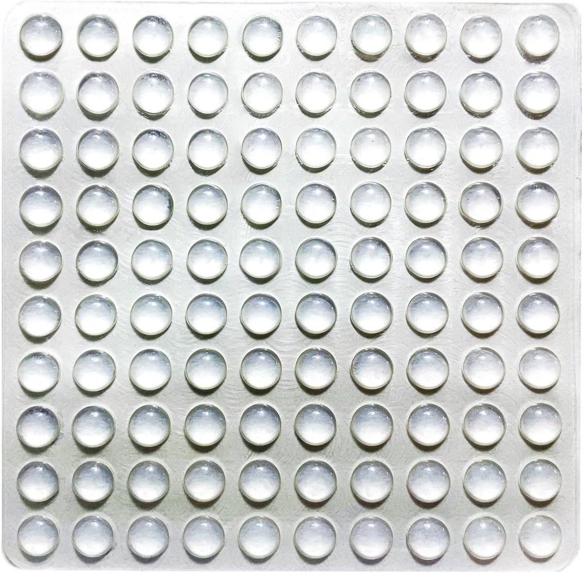 SnelShoppen - 100 Stuks Rubber Buffers Zelfklevend Transparant 8mm Geluidsisolatie Antislip Meubelbuffers voor Deuren, Kasten, Meubels