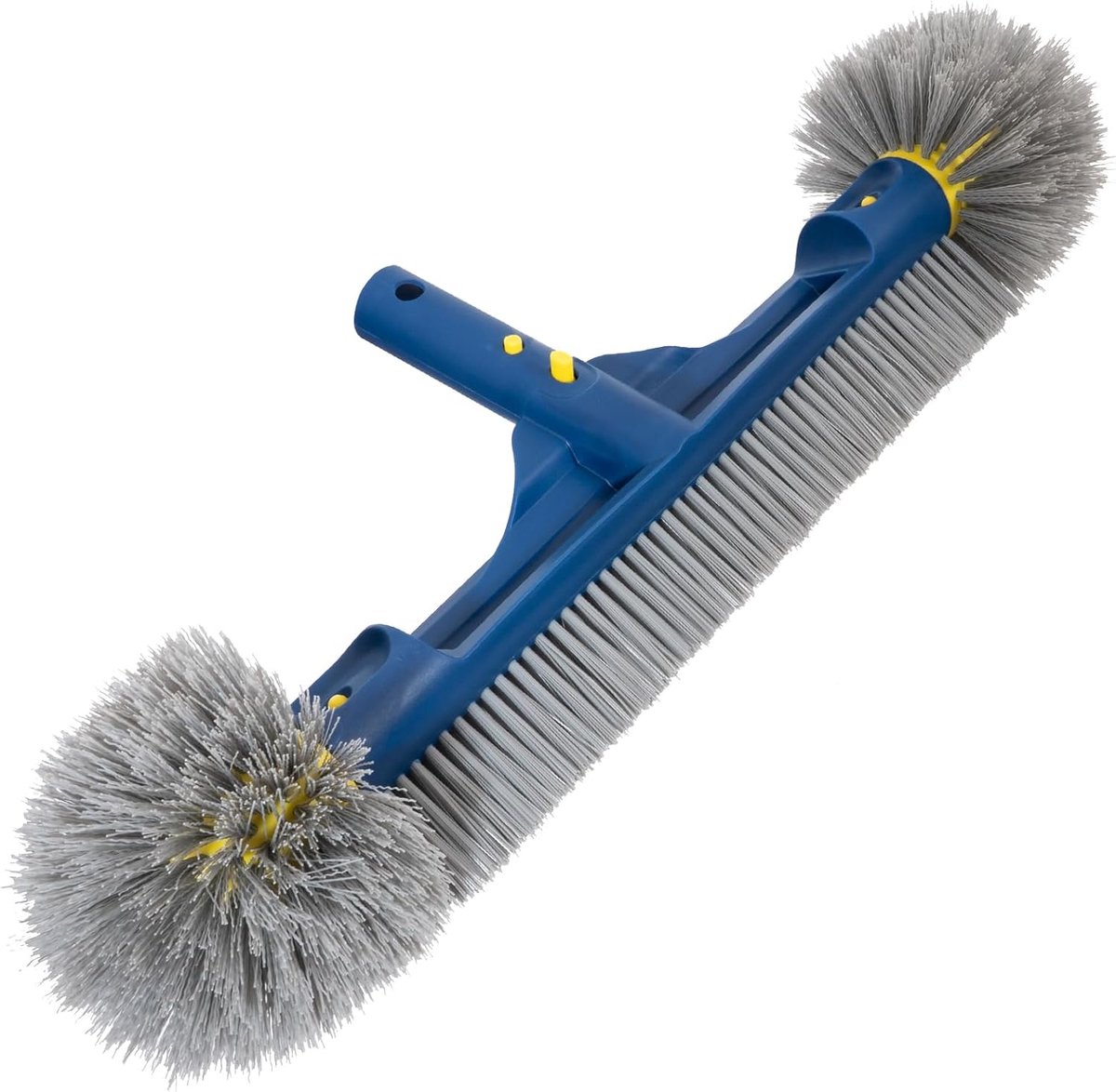 SnelShoppen - Heavy Duty 18 inch Pool Borstel voor Inground en Boven-Grond Zwembaden - Duurzame Schoonmaakborstel voor Zwembad Wanden en Vloeren - Pre