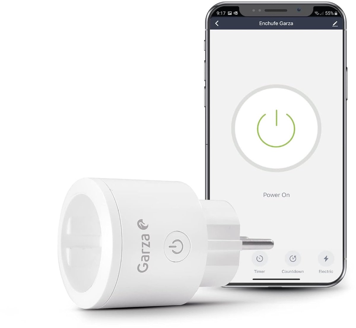 SnelShoppen - Smart Plug Wifi Stekker – Draadloze Plug Compatibel met Alexa en Google Home – Programmeerbare Wifi Socket tot 3680W – Ideaal voor Thuis