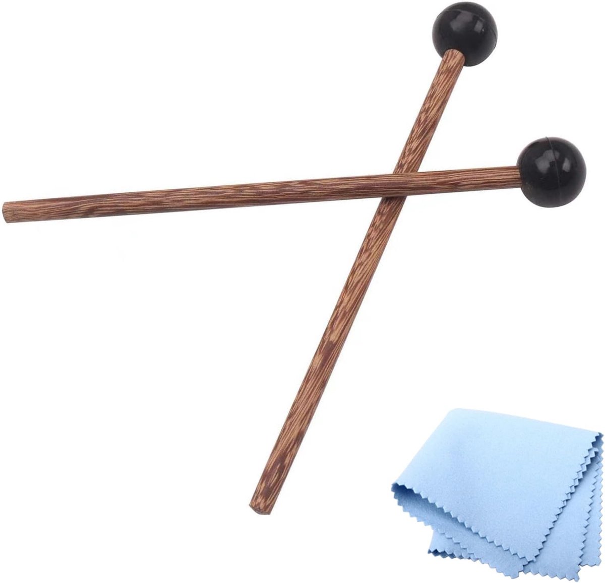 SnelShoppen - Rubber Xylofoon Hamer 22CM - Houten Stok met Rubber Hoofd, Multifunctionele Percussie Sticks voor Muziekinstrumenten, Geschikt voor Xylo
