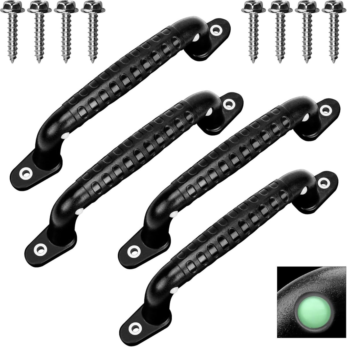 SnelShoppen - Climbing Grips - 4 Lumineuze Klimgrepen, Antislip Plastic Handgrepen voor Kinderen, Veilig voor Binnen en Buiten, Klimframes, Speelplaat