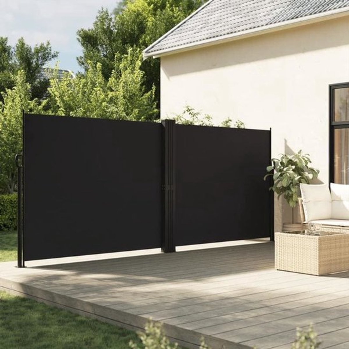 Windscherm – Windafsluiting – Balkonscherm – Terrasscherm – 180 X 600 Cm – Stevig Stalen F