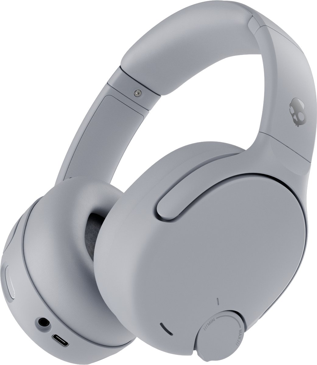 Skullcandy Crusher 720 Draadloze Koptelefoon - Speciale basdrivers - 65 uur batterij - Snelladen - Stay-Aware Modus - Cement