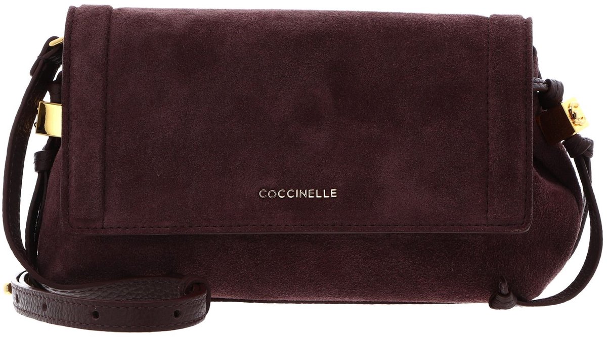 Coccinelle Thess Bimaterial - Schoudertas 21 cm (warm taupe)