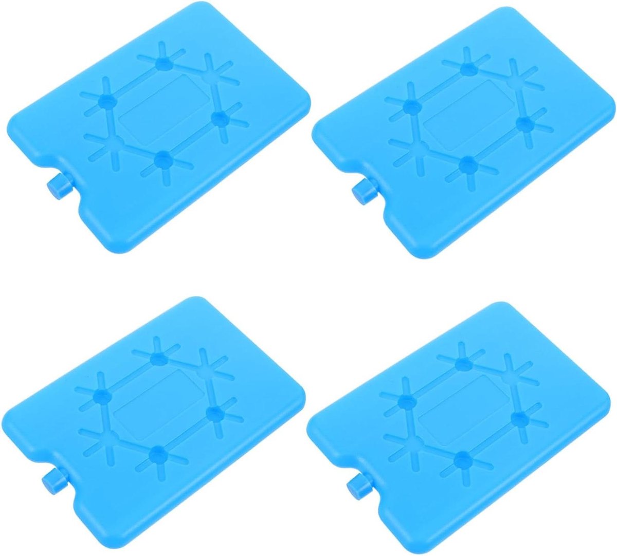 Grote Koelelementen - Herbruikbare Ijspakketten - Koelbox Vullen - Effectieve Koeling - 16x11x1.3CM - Blauw