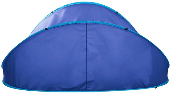 Crivit Pop UP Strandtent - Blauw - 180 x 125 x 83 cm - incl draagtas haringen spanbanden van Crivit — afbeelding 5
