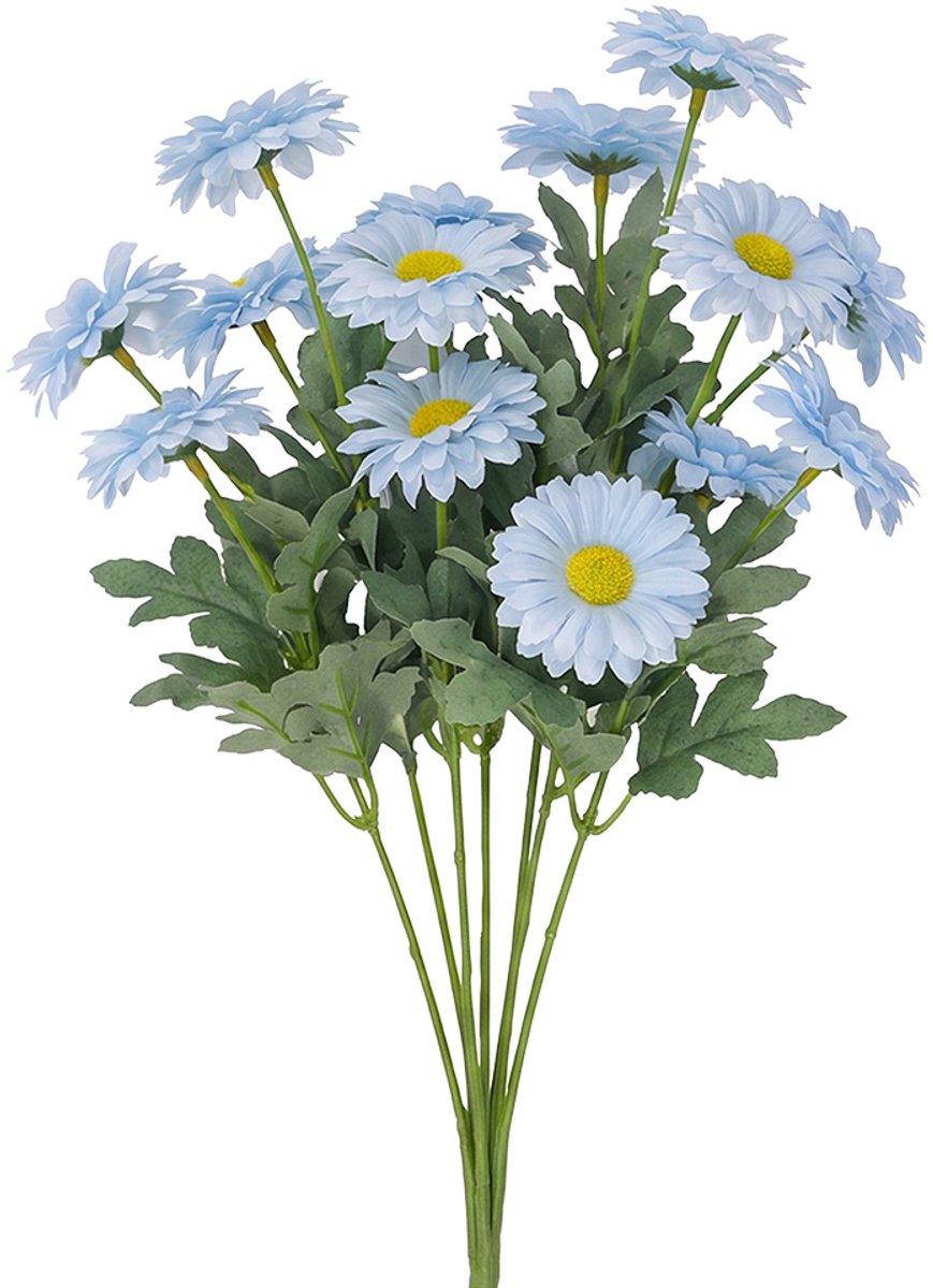 Clayre & Eef Kunstbloem Blauw Kunststof