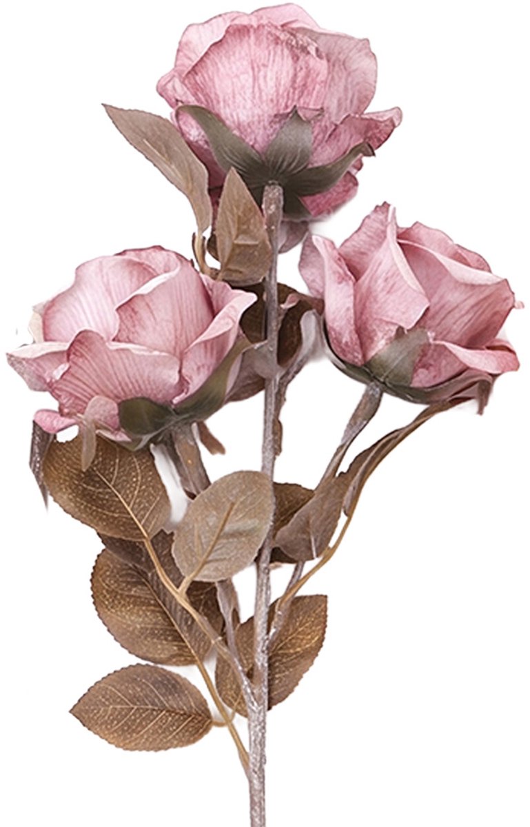 Clayre & Eef Kunstbloem Roze Kunststof