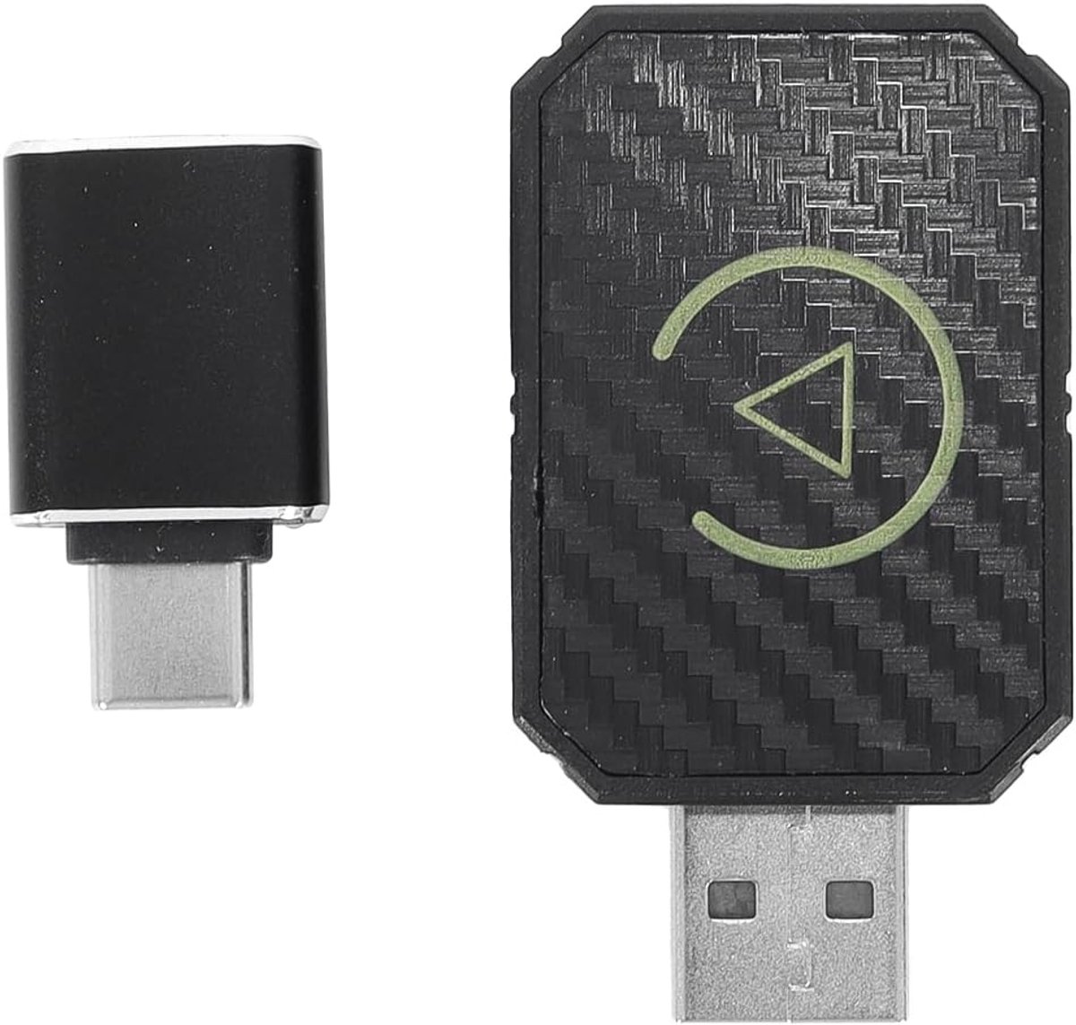 SnelShoppen - Draadloze Carplay-adapter & Android Auto Stick - 2-in-1 Compatibel met Auto's vanaf 2016 - Voor iOS 10+ en Android Smartphones - Slimme