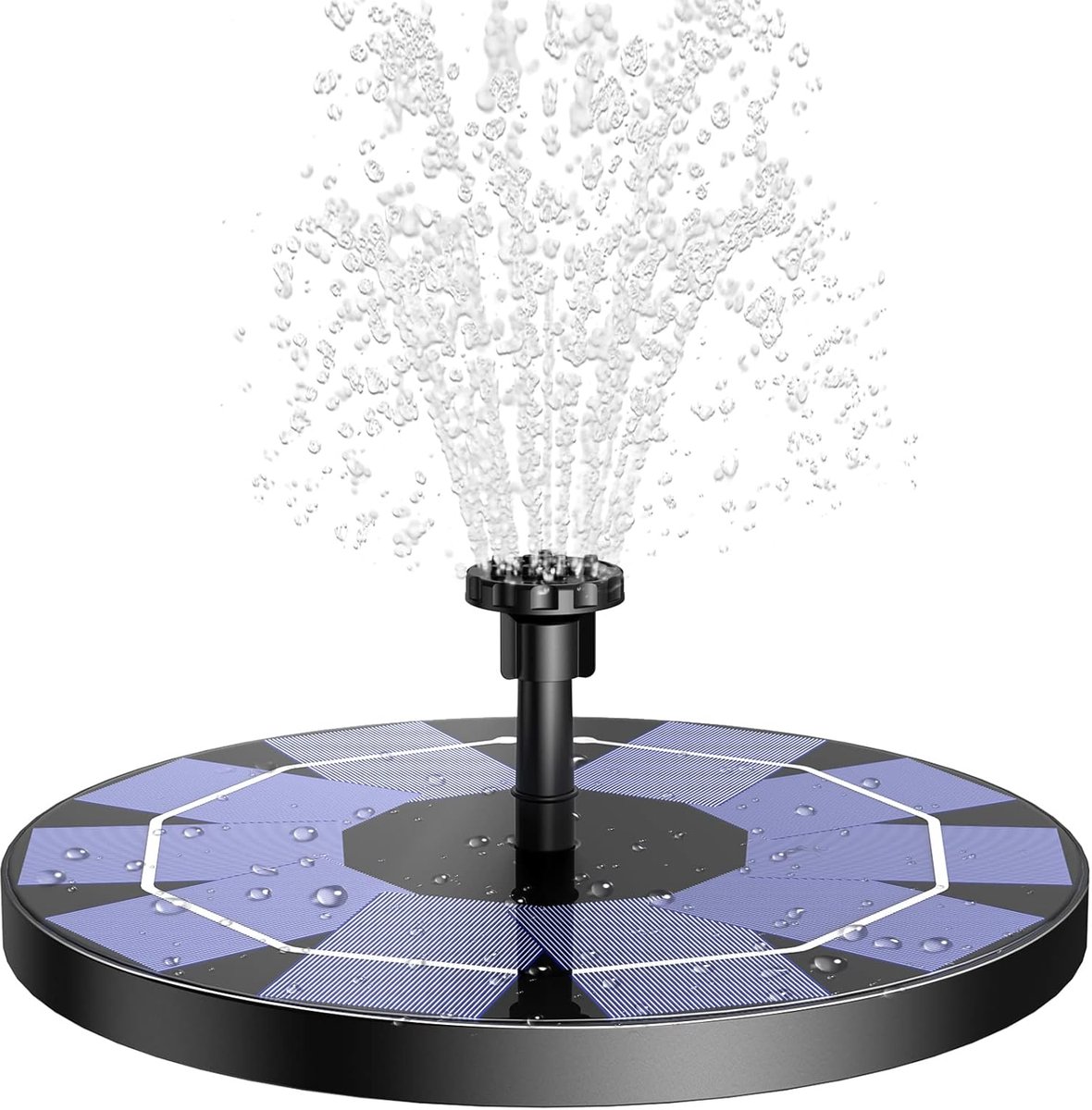 Fontein Pomp met Batterij Backup - Solar Aangedreven - 3w
