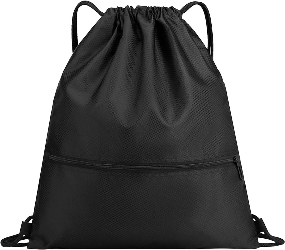 SnelShoppen - Rugzak met Trekkoord, Gymtas voor Heren en Dames, Waterdicht Sporttas met Ritssluiting, Verstelbaar, 37x45 cm, Ideaal voor School, Sport