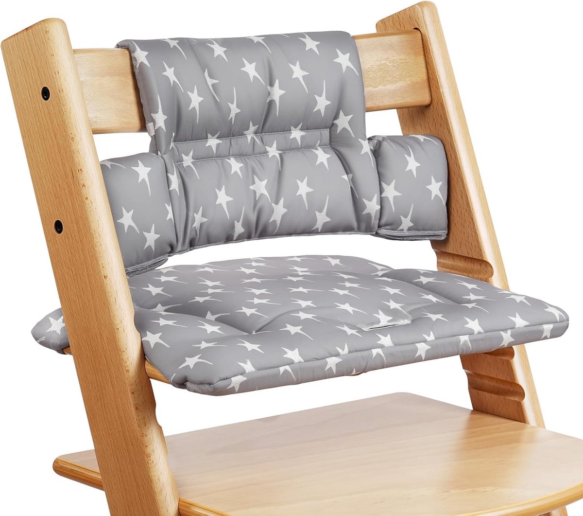 SnelShoppen - Kinderstoelkussen Zacht en Comfortabel, Waterdicht, Klittenbandsluiting, Geschikt voor Tripp Trapp Kinderstoelen, Cartoon Dierenmotief,