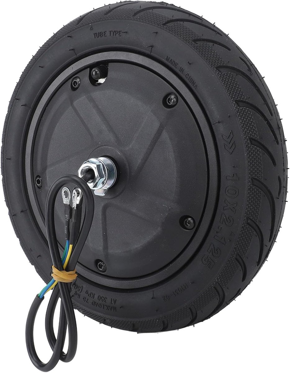 SnelShoppen - Elektrische Scooter Naafmotor 300W 36V, Aluminiumlegering, Waterdicht, Vervangingsonderdeel voor E-scooter, Hoog Koppel, Laag Stroomverb
