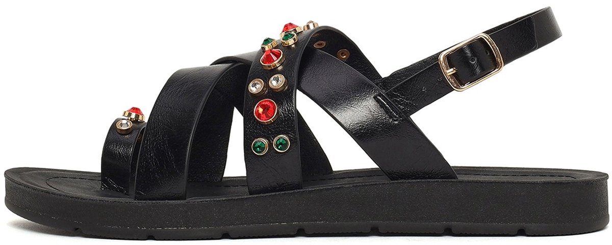 DERIMOD Sandalen Imitation Leren Sandalen