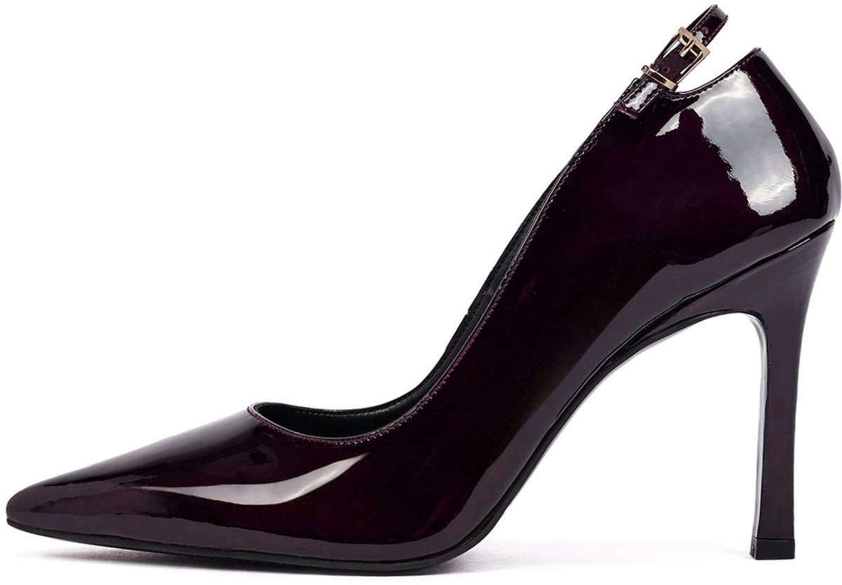 DERIMOD High Heeled Shoes Patent Leather High Heeled Shoes