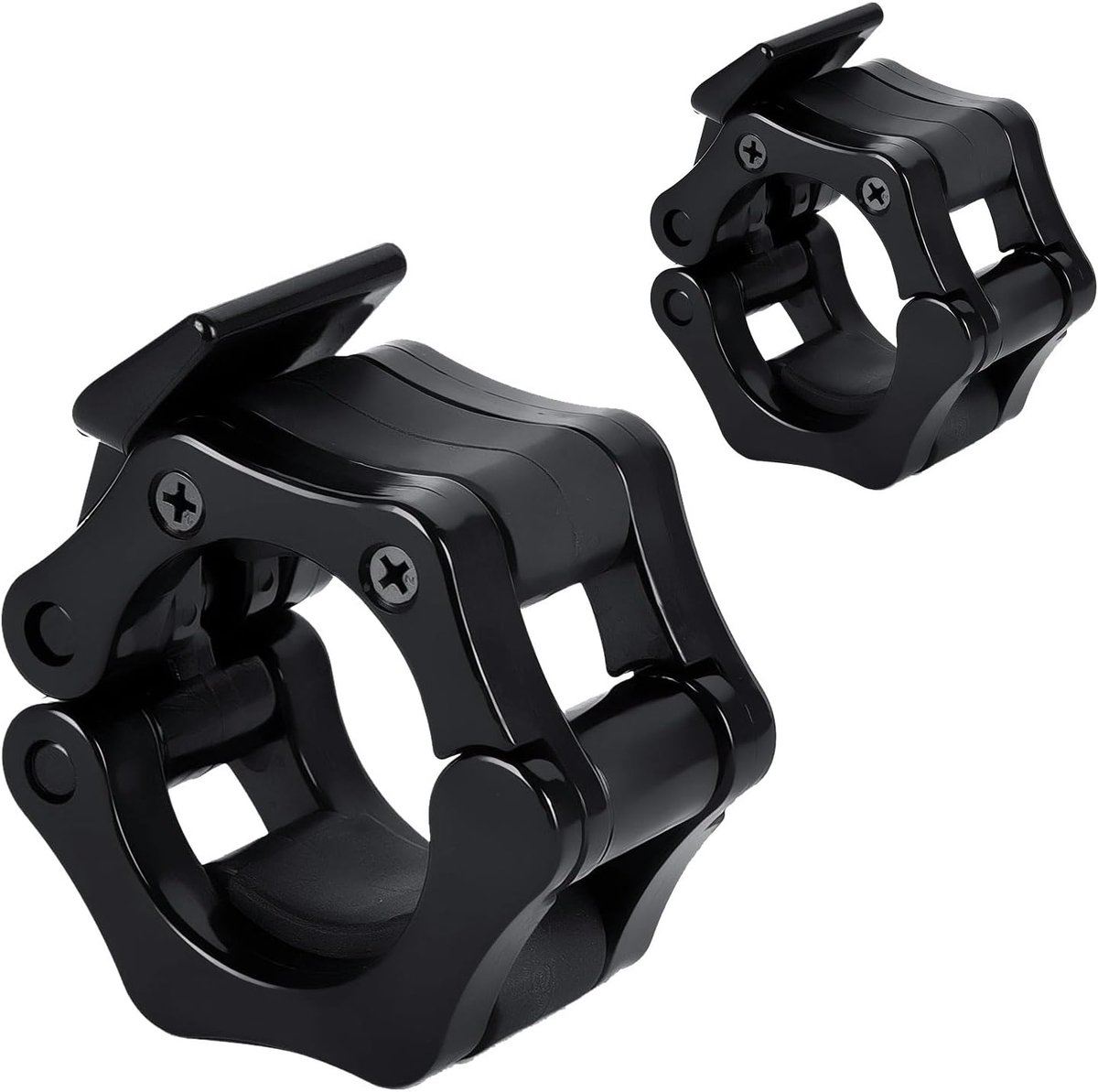SnelShoppen - Taeku Dumbbell Clips - 2 Stuks Professionele Robuuste Plastic Dumbbell Klemmen - Snelle Ontgrendeling Barbell Klemmen voor Sterke Traini