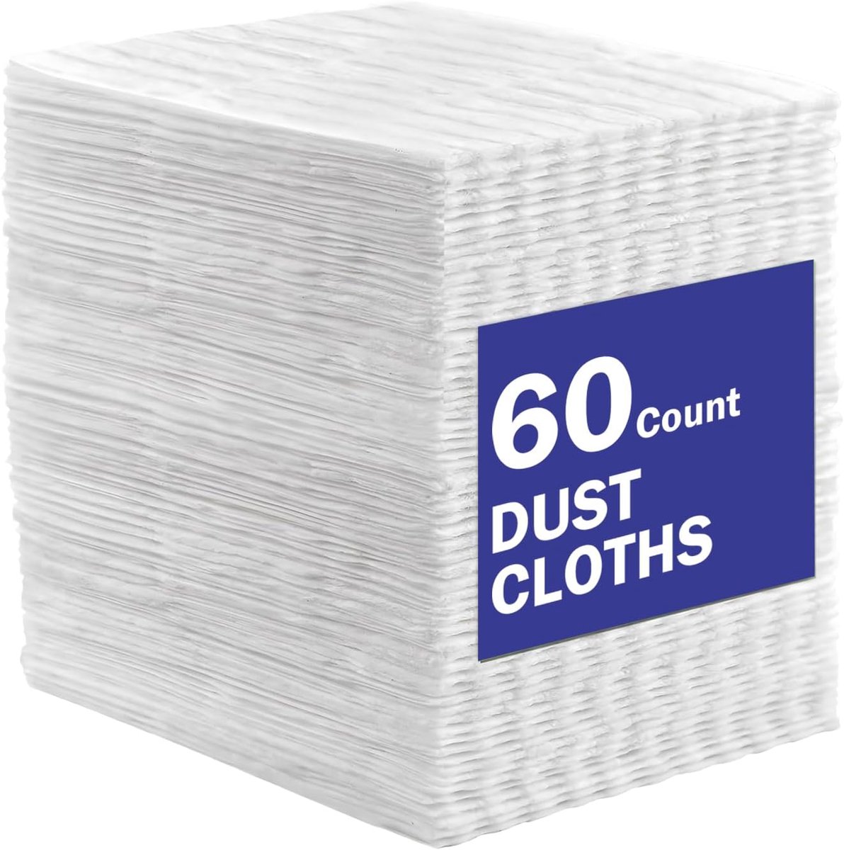 SnelShoppen - 60 Stuks Electrostatistische Duster Doeken voor Stof Verwijderen, Vloerreiniging, Droog en Nat Gebruik, Hoogwaardig Niet-Geweven Materia