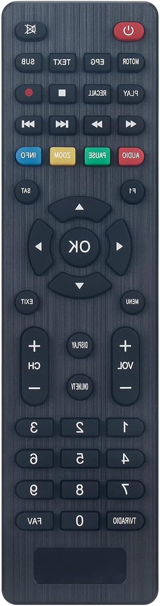 Vervangende Afstandsbediening - Universele Controller - TV Bediening - Direct Klaar Voor Gebruik - 10 Meter Bereik - Zwart
