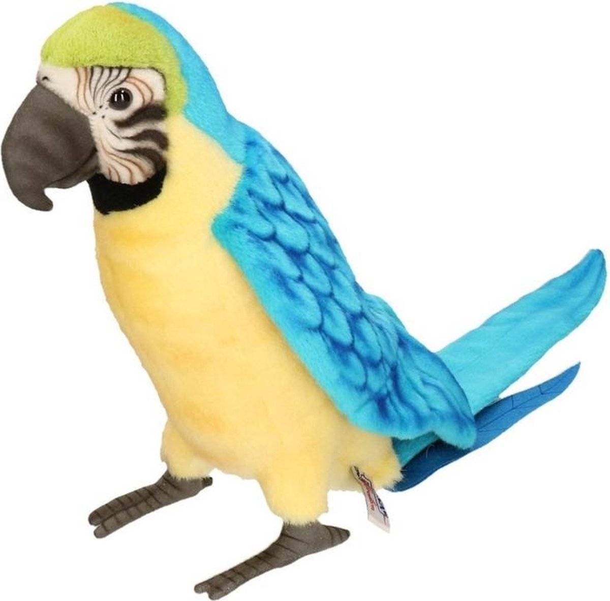 Peluche perroquet ara jaune-bleu 3068 Hansa