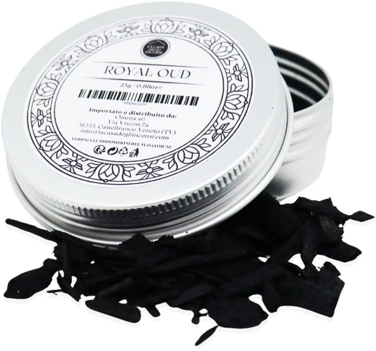 SnelShoppen - Bakhoor Oud Royal 25g - Hoge Kwaliteit Arabische Geur - Intens Hout en Resin - Luxe Incense voor Thuis en Textiel - Langdurige Geur Effe
