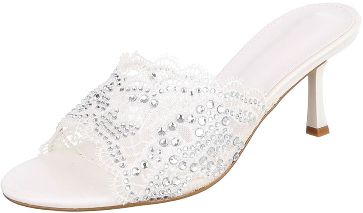 Muil met Hak en Decoratie - Dames Mt:36